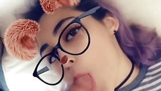 After the Party, my little Stepsister Snapchats to her BF